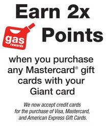 Example of the Giant Gas Rewards Program