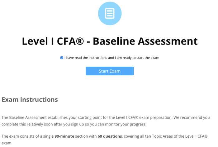 Baseline Assessment for Level I