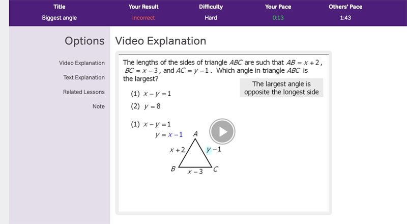 GMAT video answer explanation