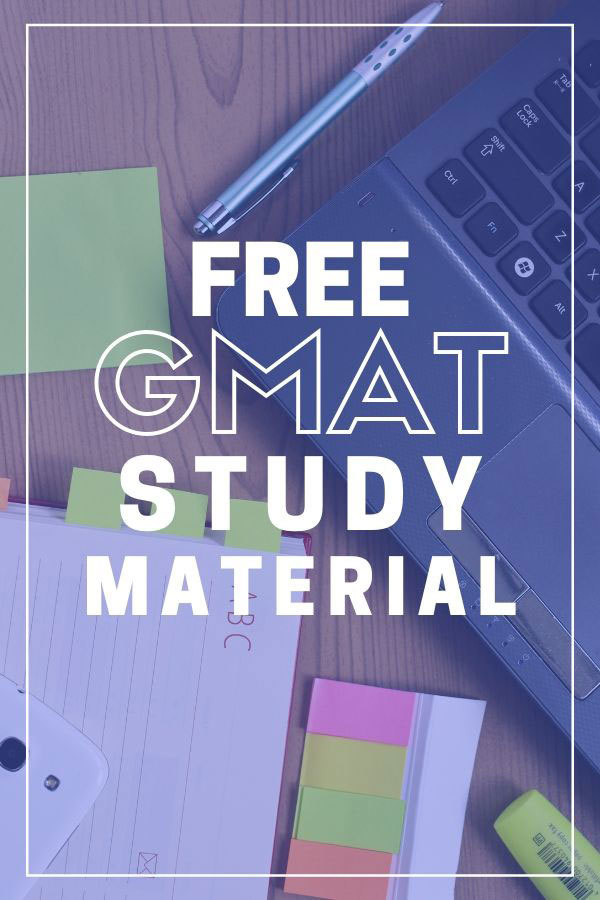 GMAT hacks and free study material